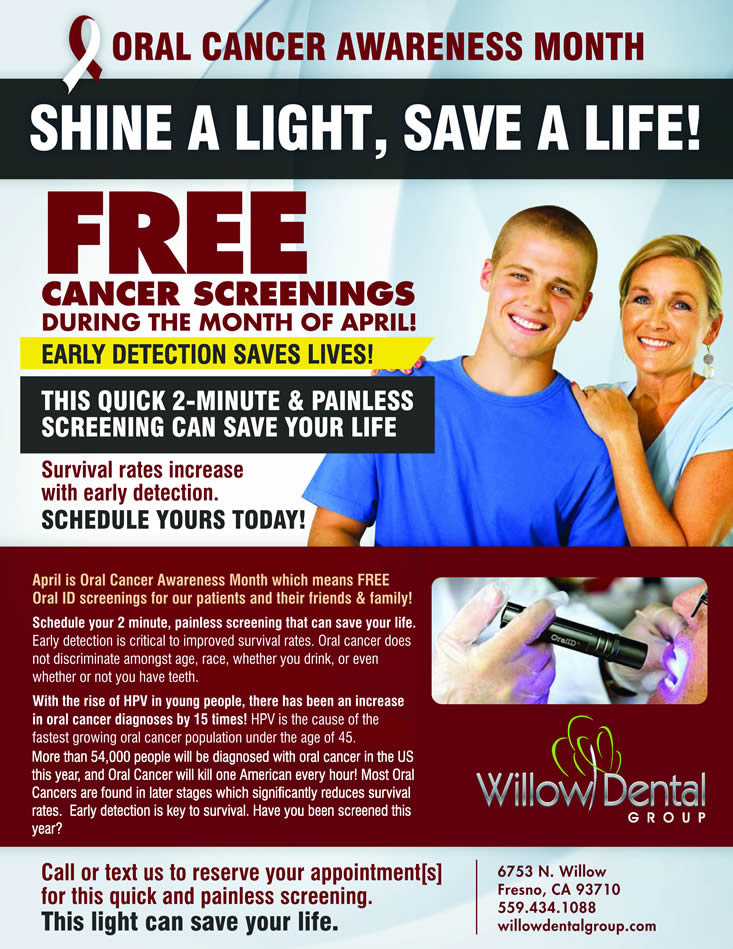 April 2024 free cancer screening